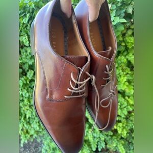 Ted Baker London Watele Leather Derby in Tan SZ 11.5